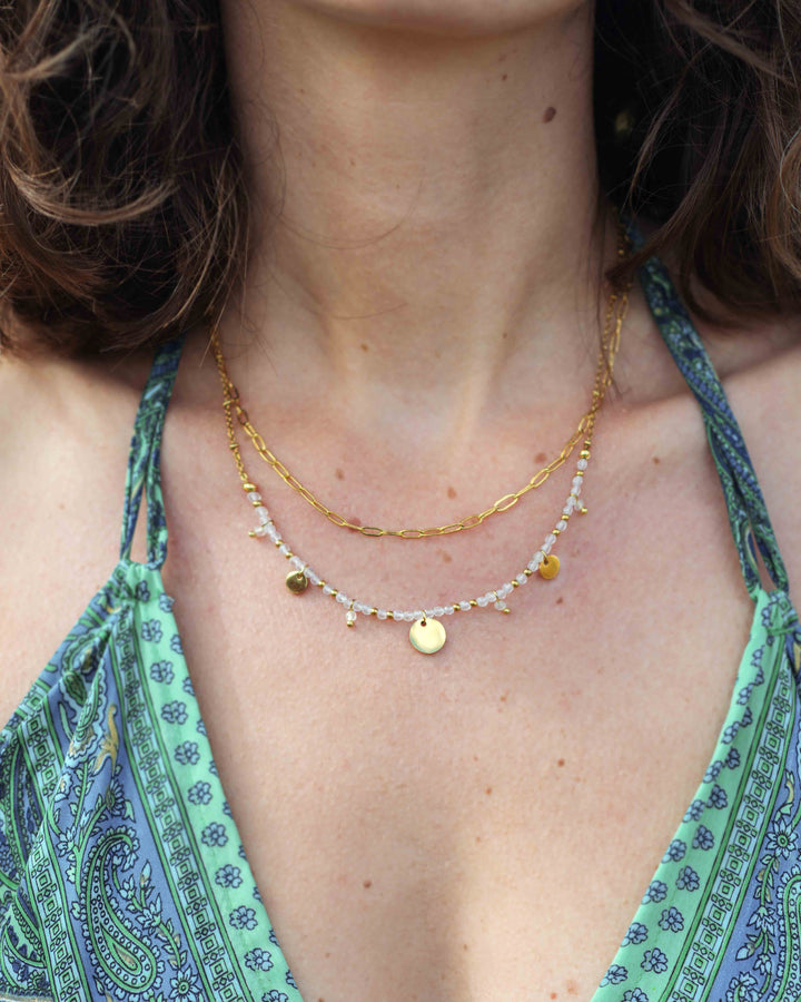 Collier Solaris Cristal de Roche