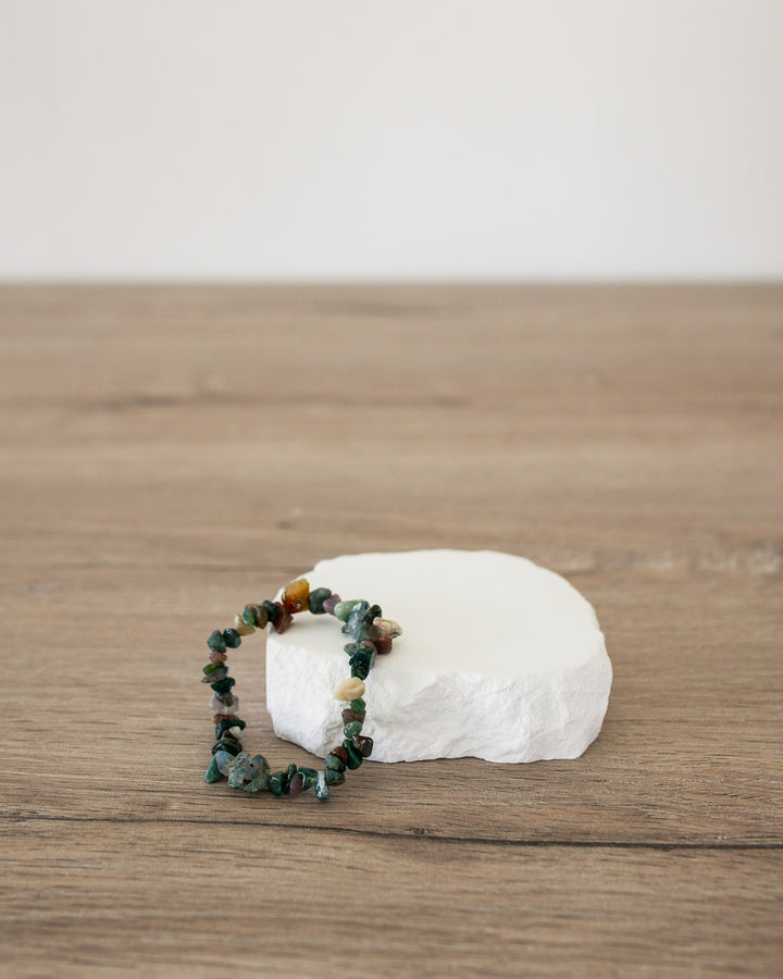 Bracelet Chips Agate Indienne