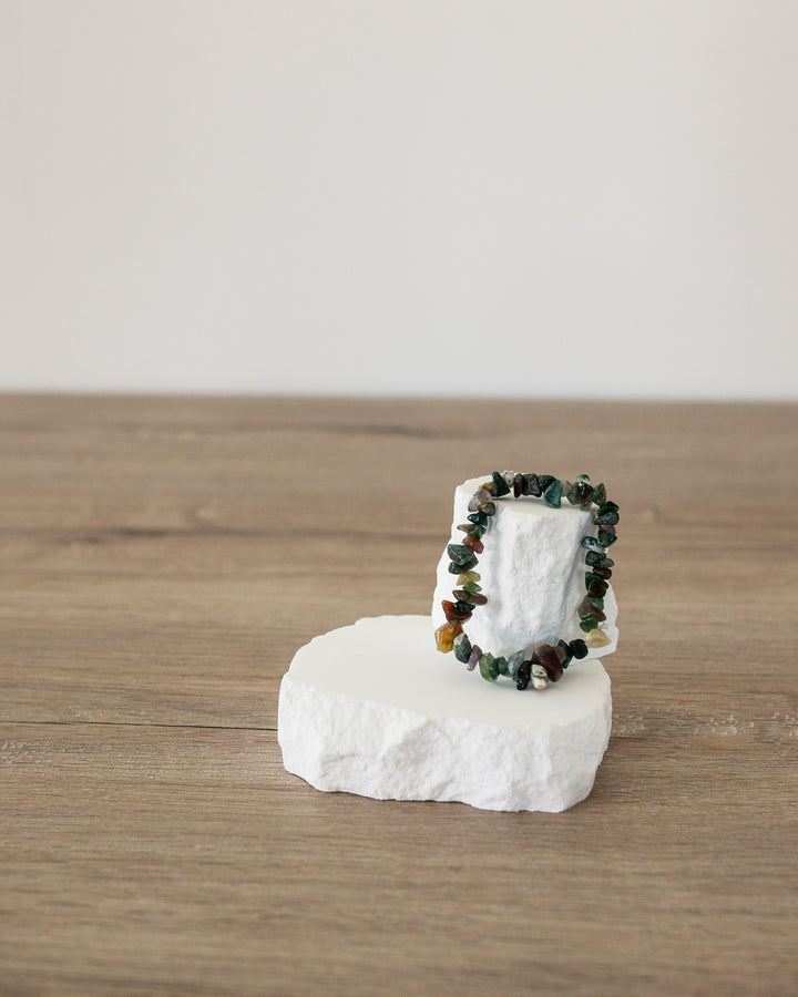 Bracelet Chips Agate Indienne