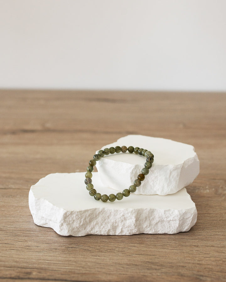Bracelet Labradorite Grise