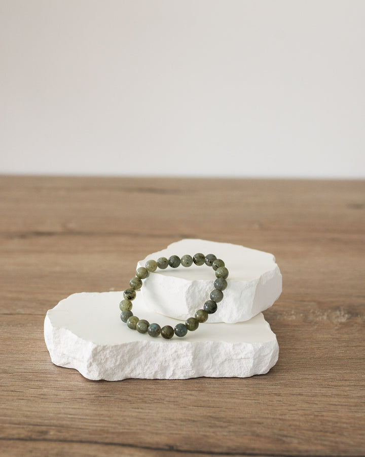Bracelet Labradorite Grise