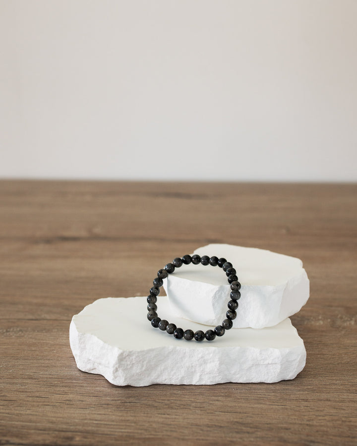 Bracelet Labradorite Noire