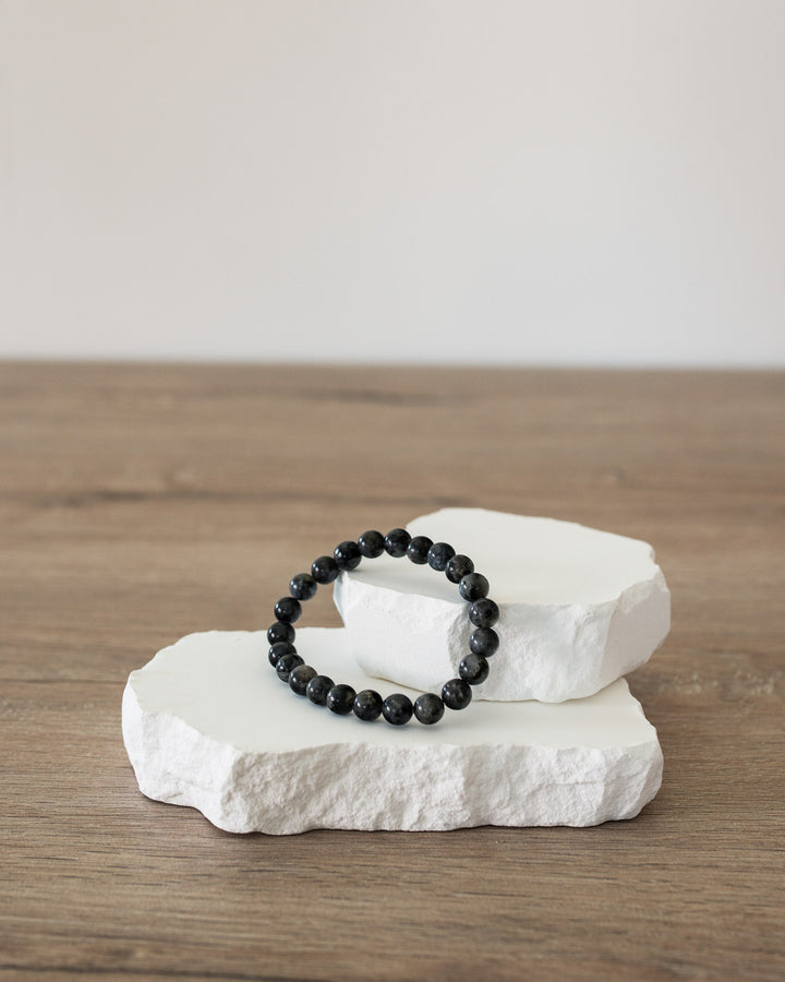 Bracelet Labradorite Noire