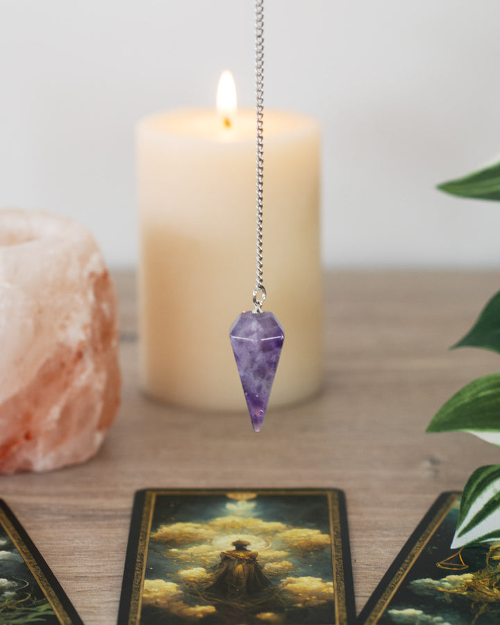 Pendule en Amethyste