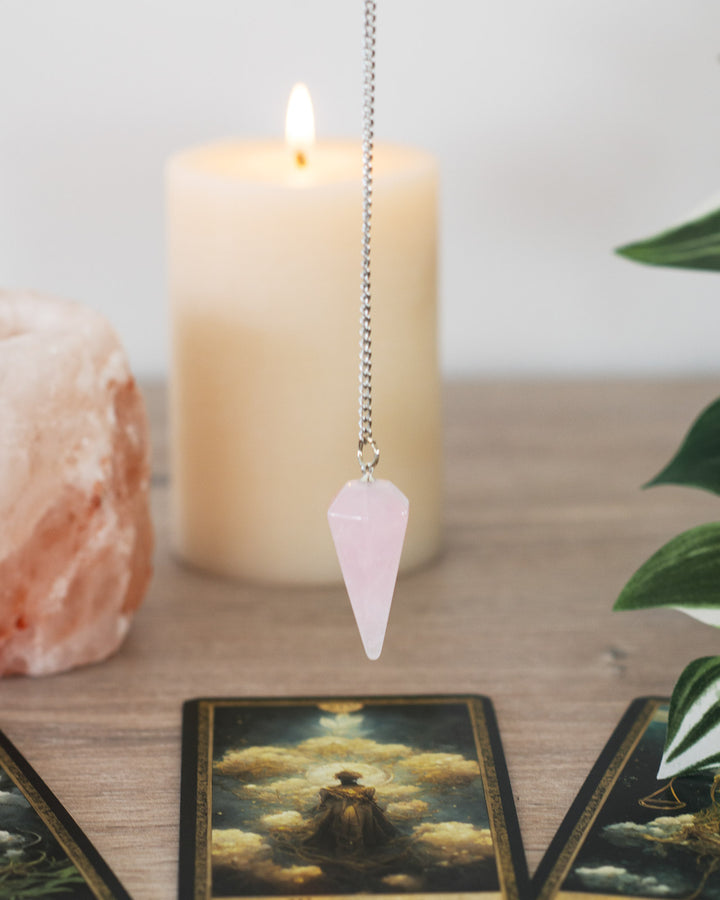 Pendule en Quartz Rose