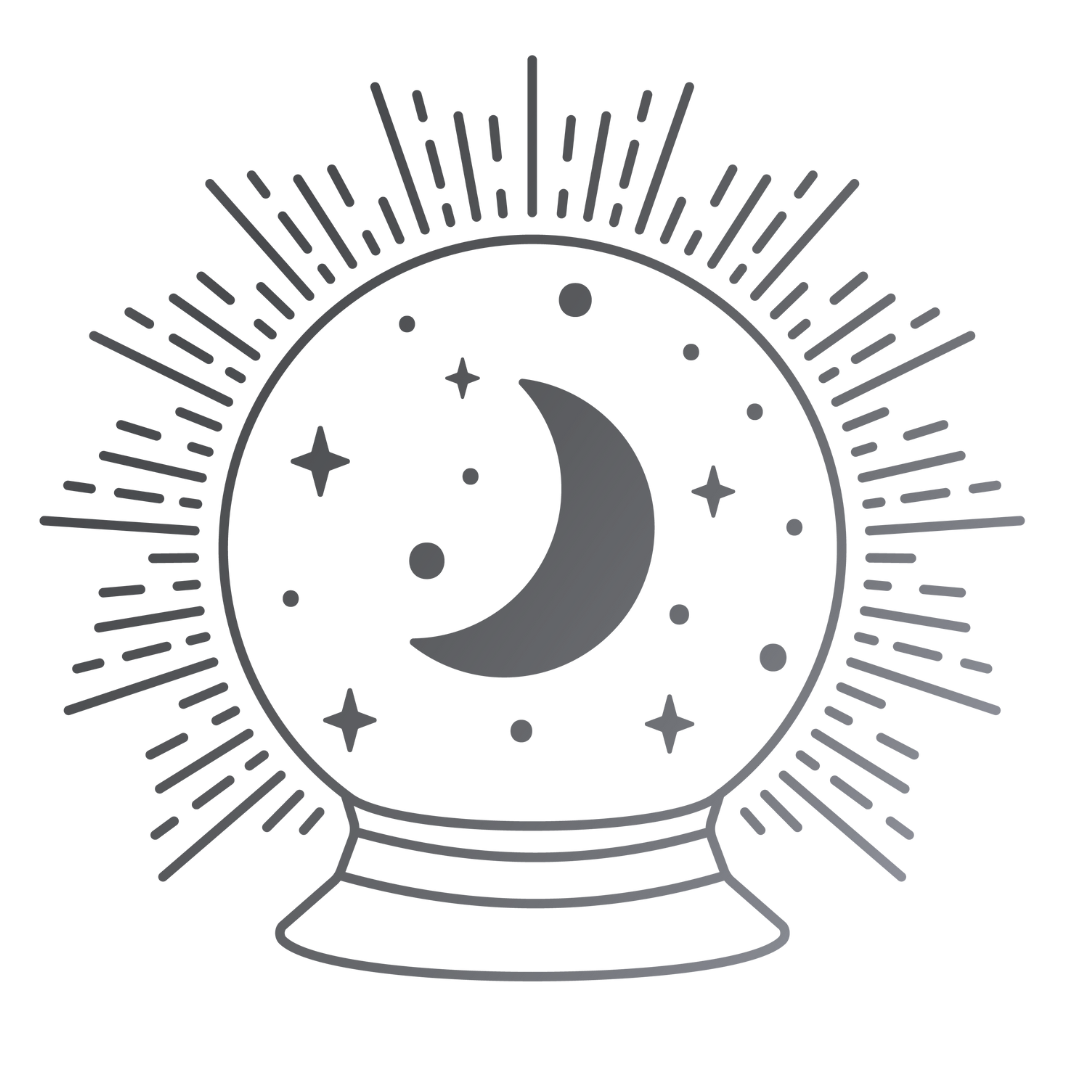 Une illustration d'une boule de voyance