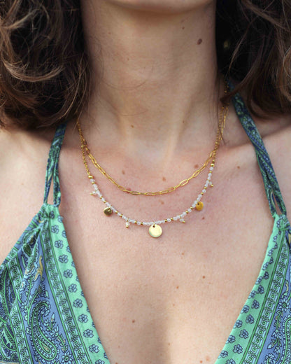 Collier Solaris Cristal de Roche