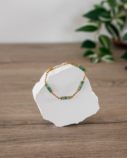 Bracelet Luma Aventurine Verte