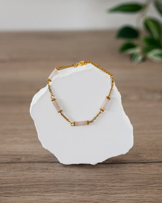 Bracelet Luma Quartz Rose