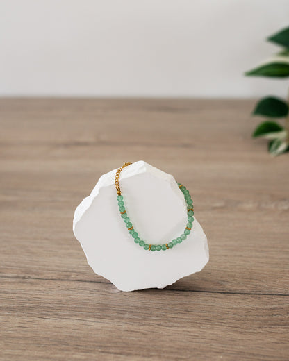 Bracelet Pure Aventurine Verte