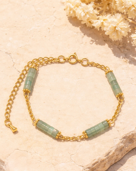 Bracelet Luma Aventurine Verte