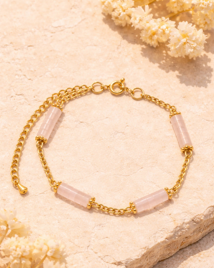 Bracelet Luma Quartz Rose