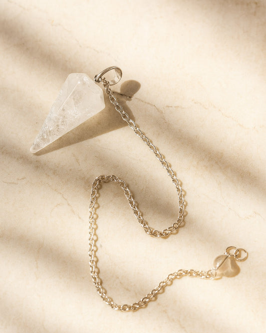 Terra Lova Pendule en Cristal de Roche