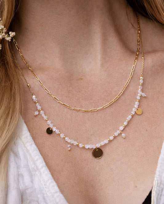 Collier Solaris Cristal de Roche