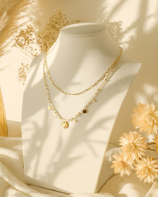 Collier Solaris Cristal de Roche