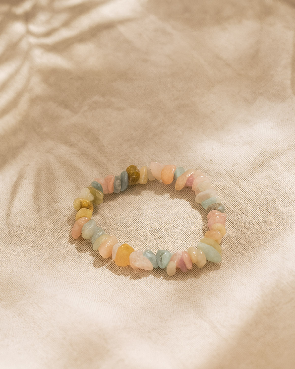 Bracelet Chips en Morganite