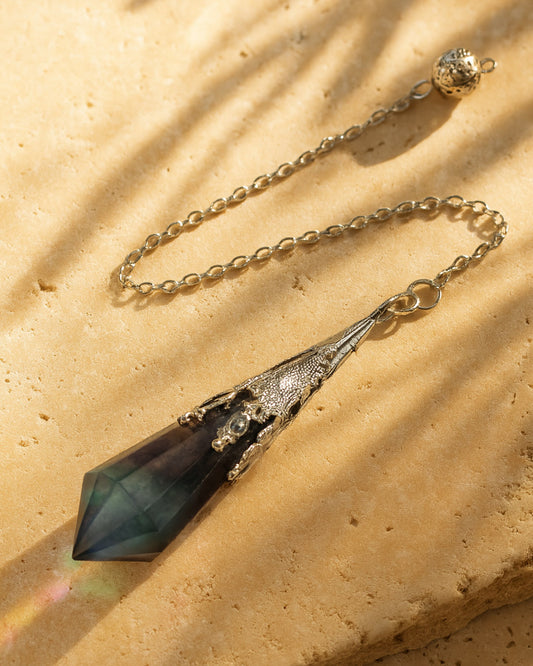 Pendule Nebula Fluorite