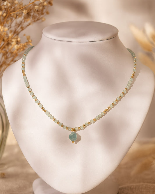 Collier Pure Aventurine Verte